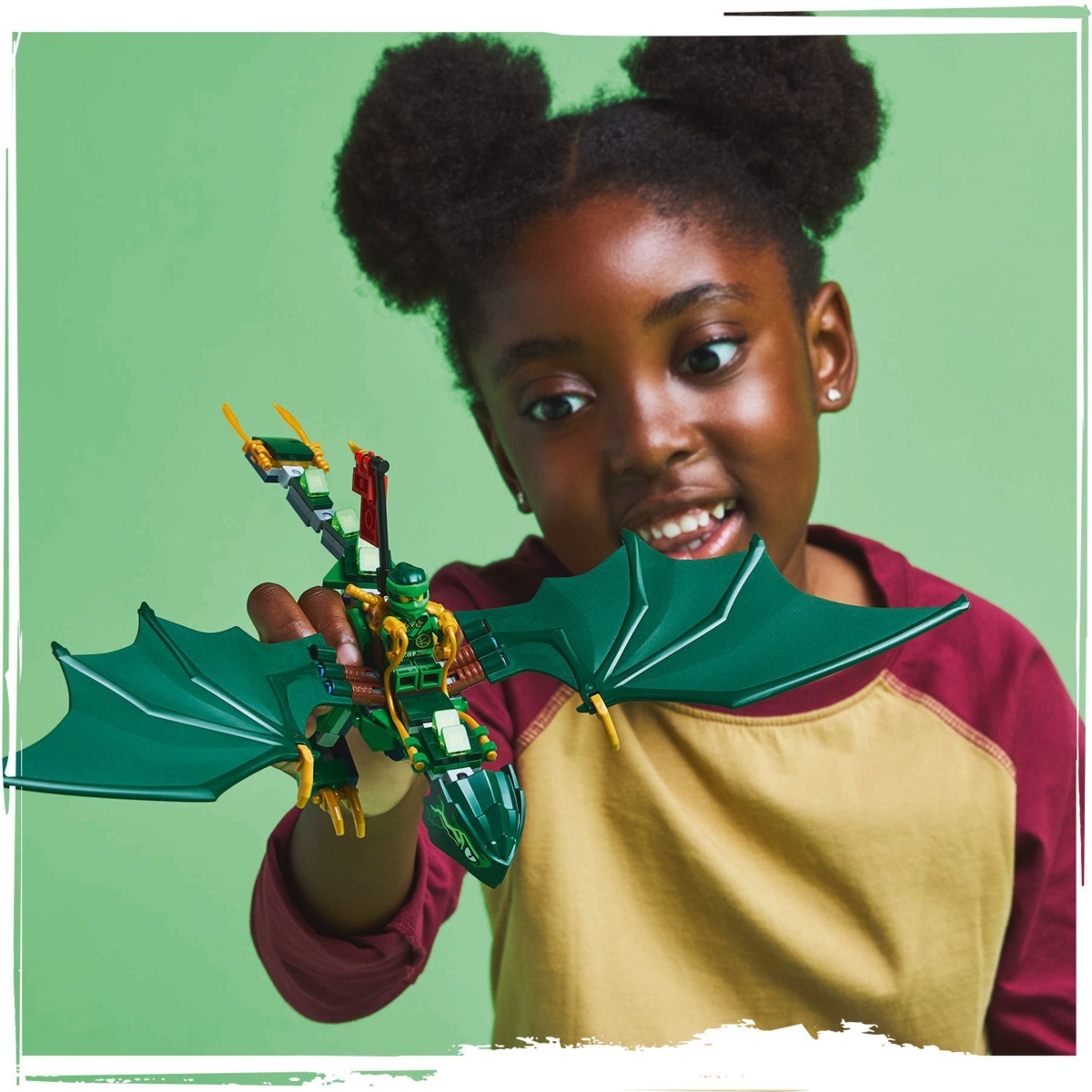 Konstruktorius LEGO Ninjago Lloyd's Green Forest Dragon - 4
