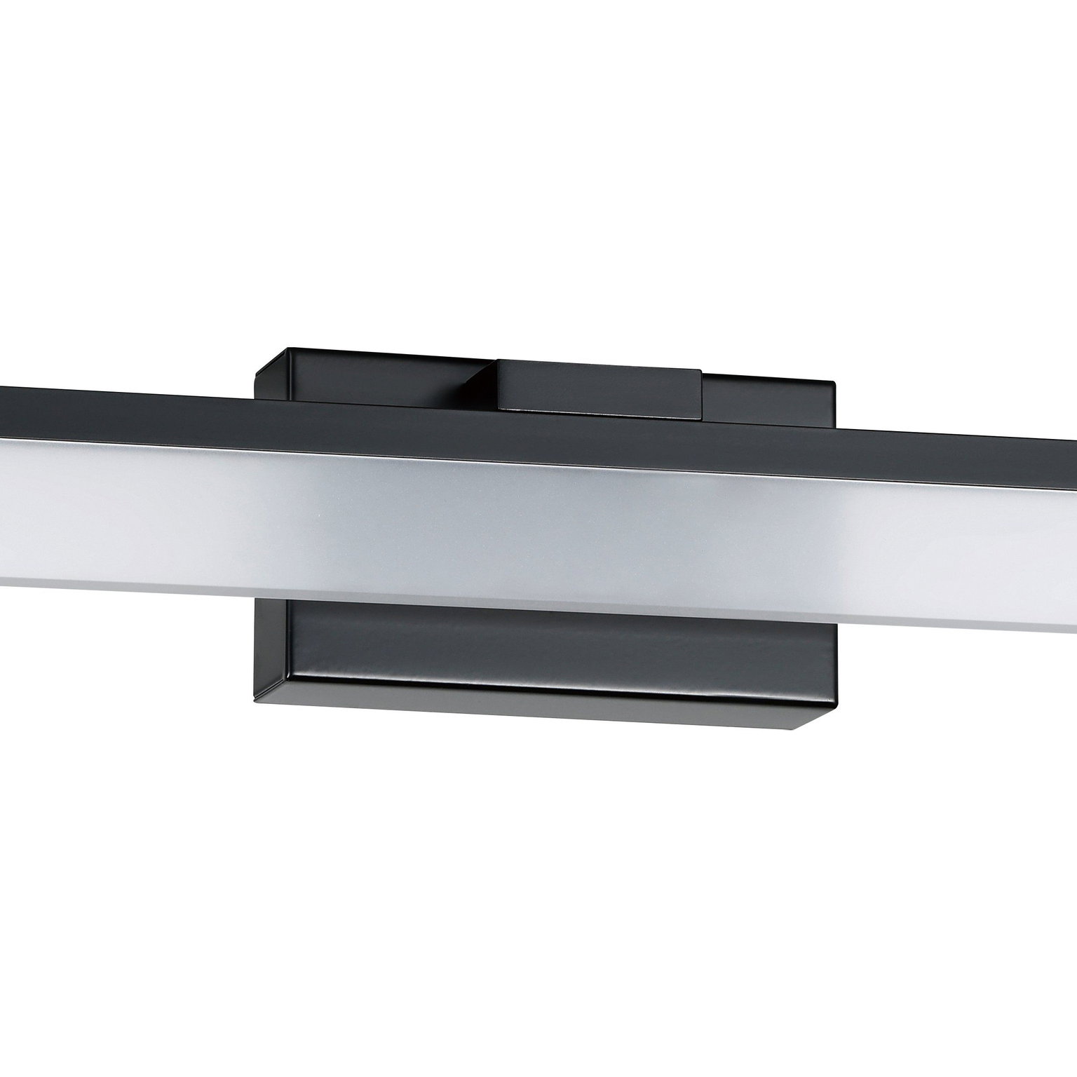 Veidrodžių LED šviestuvas EGLO Palmital, IP44, 11W, 3000K, 1350lm, juodos sp., 60x6,5x8cm - 3