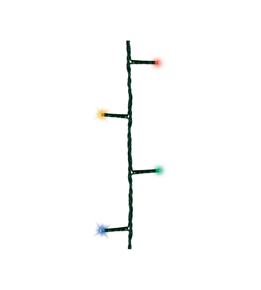 Elektrinė girlianda LED LIGHTS, 48 LED, IP44, (elementai 3xAA neįeina), įvairių sp., 3,6 m-1