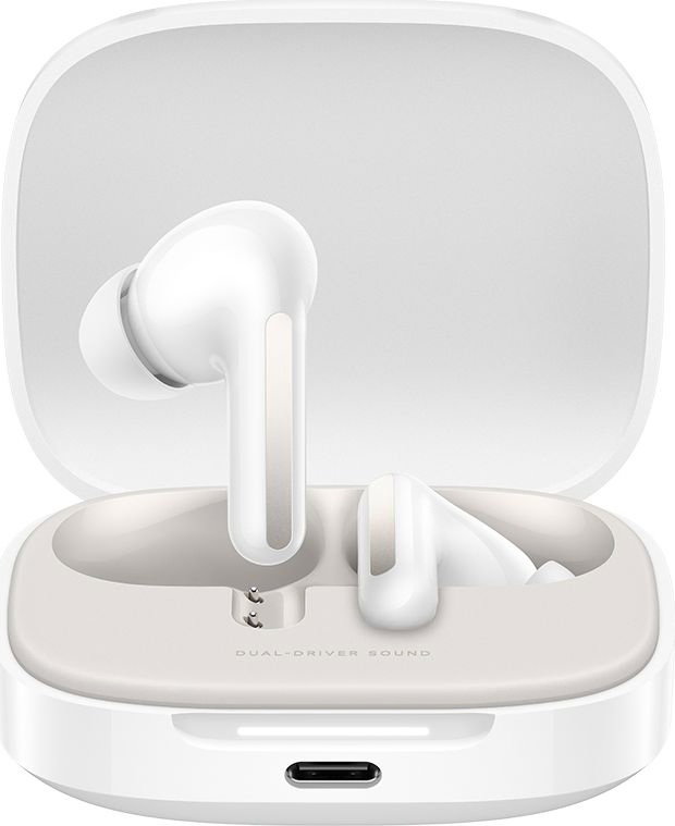 Belaidės ausinės Xiaomi Redmi Buds 6, balta-0