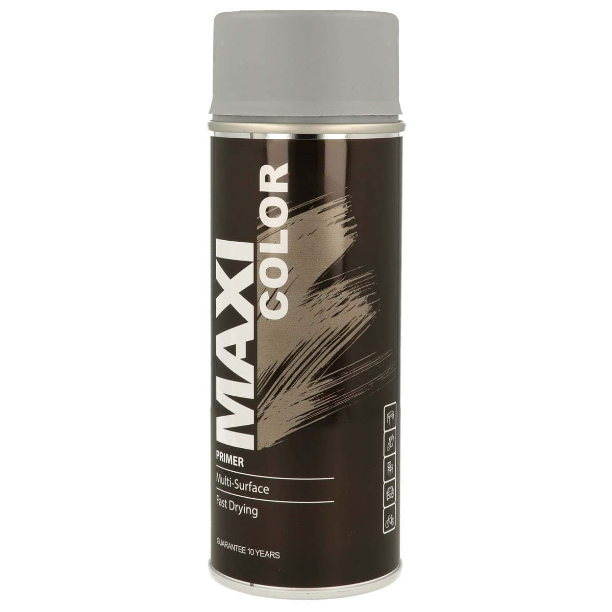 Purškiamas gruntas MAXI COLOR, pilkos sp., 400 ml-0