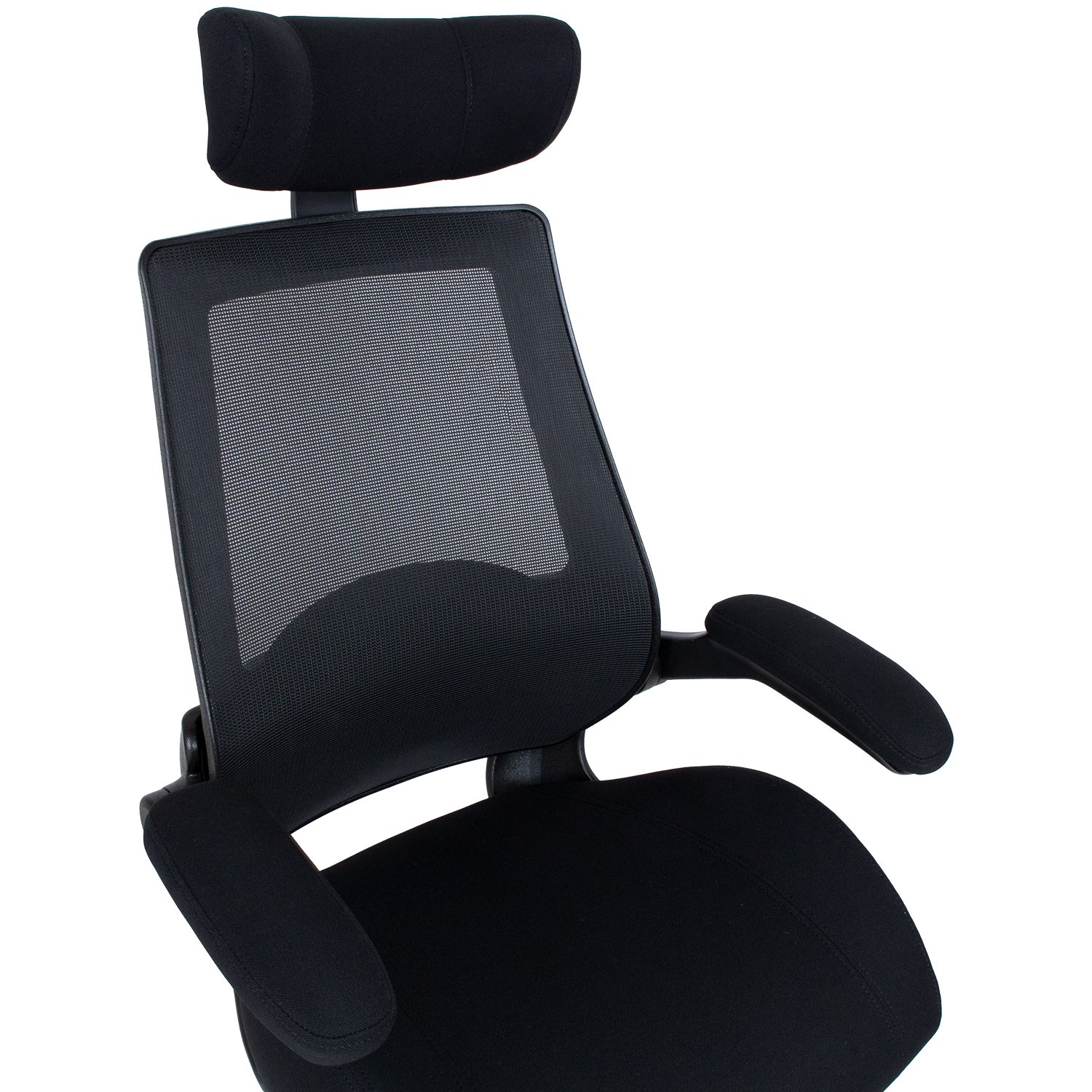 Biuro kėdė MILLER, 70x71x134-153.5 cm, juoda - 5