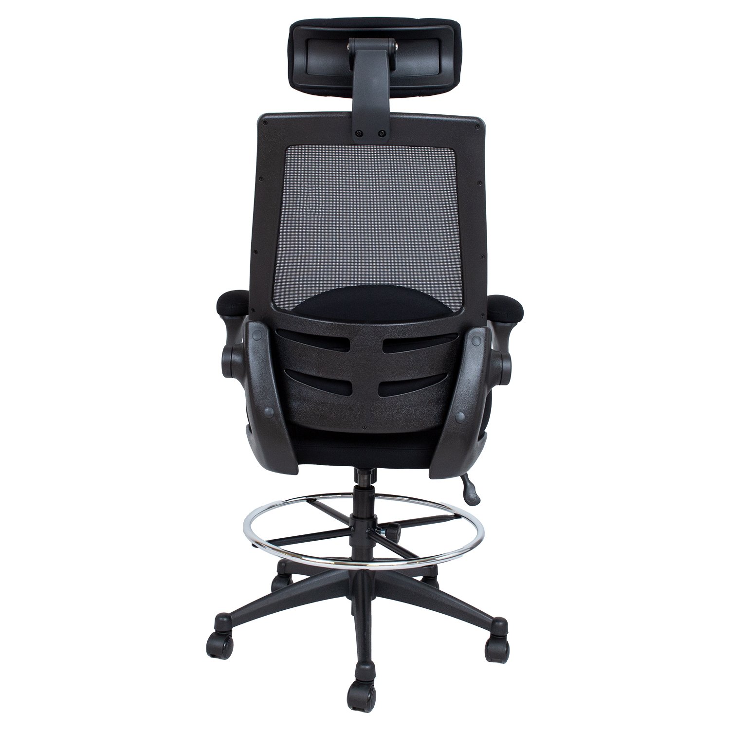 Biuro kėdė MILLER, 70x71x134-153.5 cm, juoda - 4