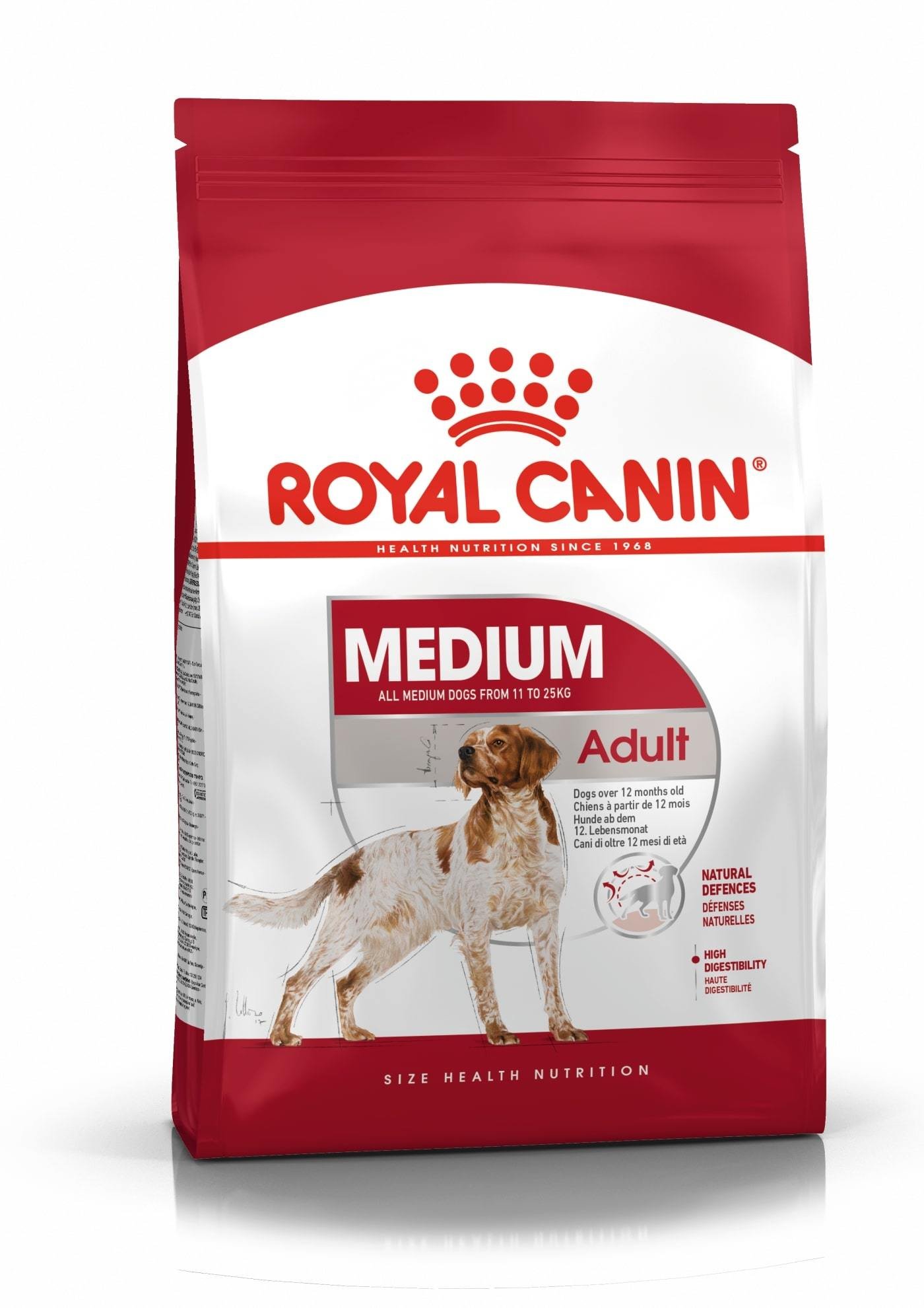Sausas šunų ėdalas ROYAL CANIN MEDIUM ADULT, 15 kg