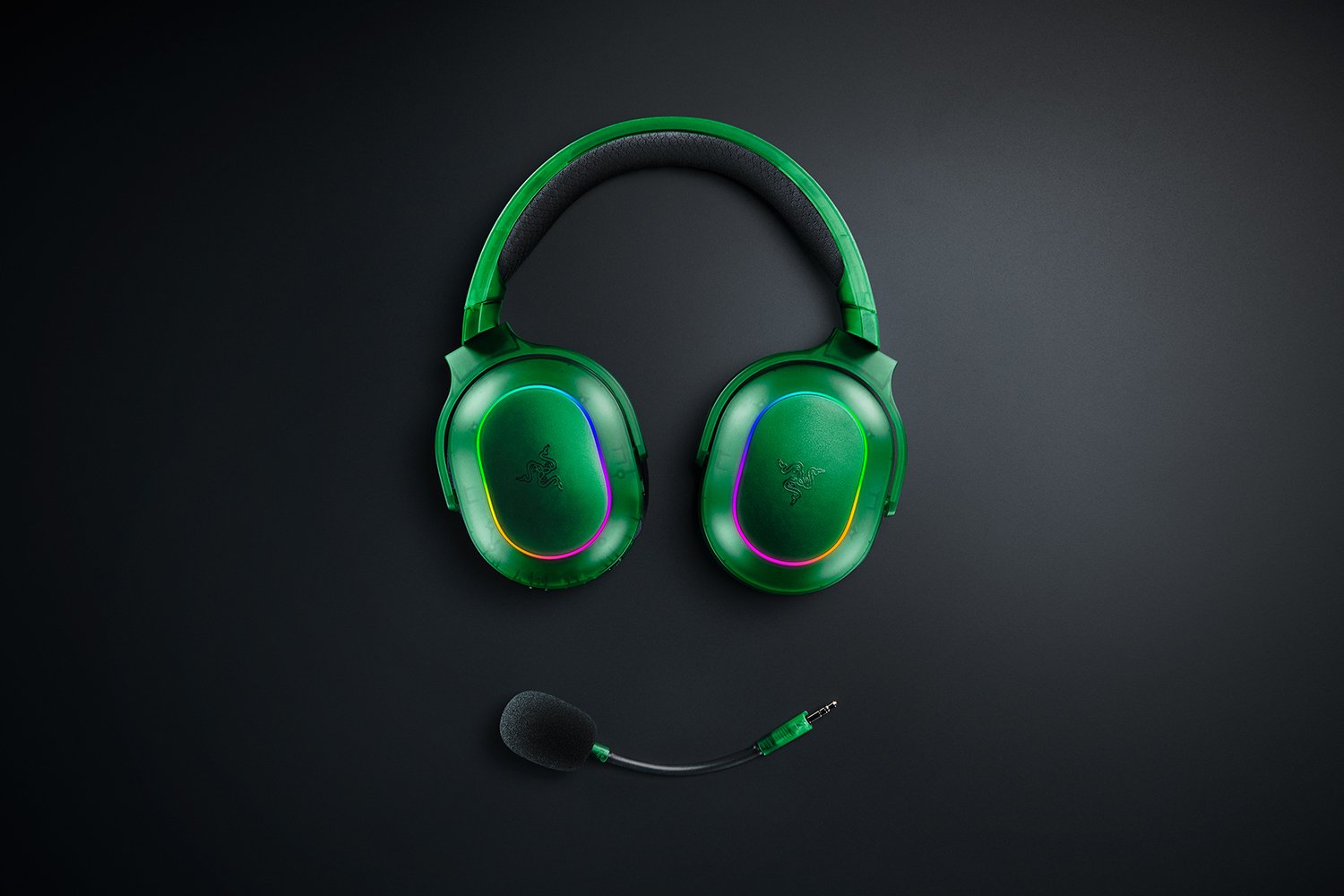 Belaidės ausinės Razer Barracuda X Chroma, žalios sp. - 3