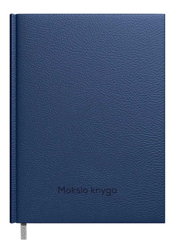 Mokslo knyga 14x19 cm, tamsiai mėlyna
