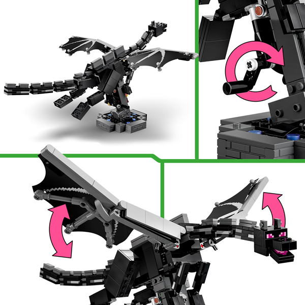 Konstruktorius LEGO Minecraft The Ender Dragon - 3