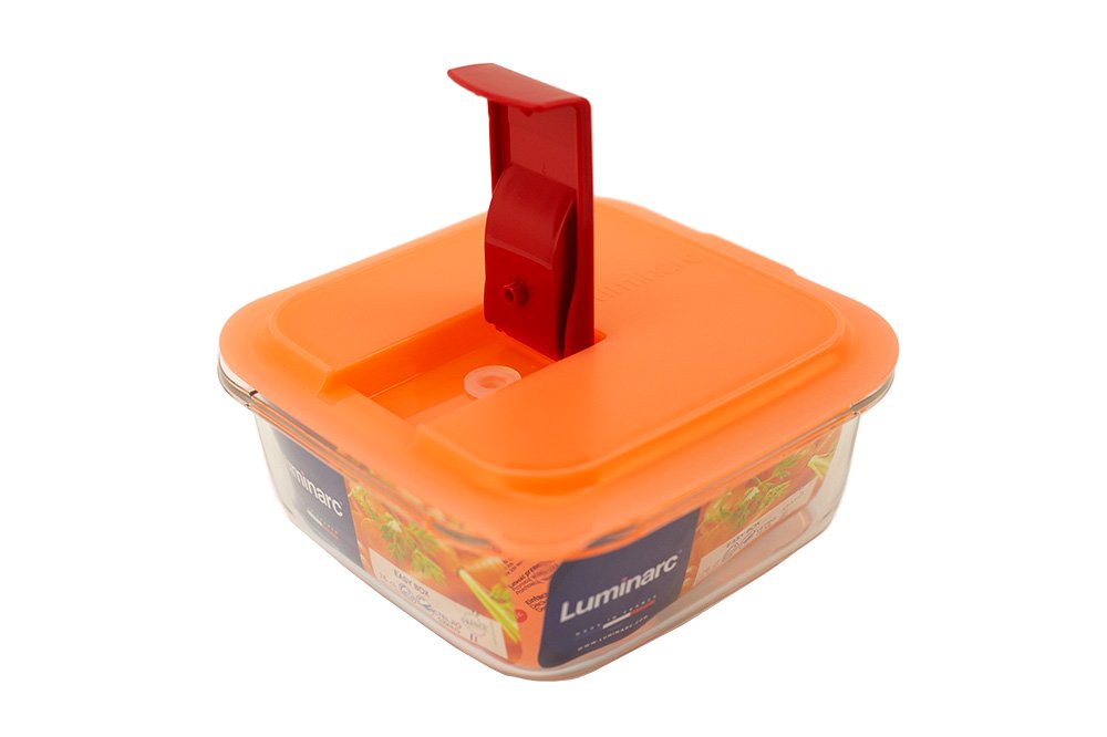 Maisto laikymo indelis LUMINARC EASY BOX CORAL, kvadratinis, 0,76 L - 2