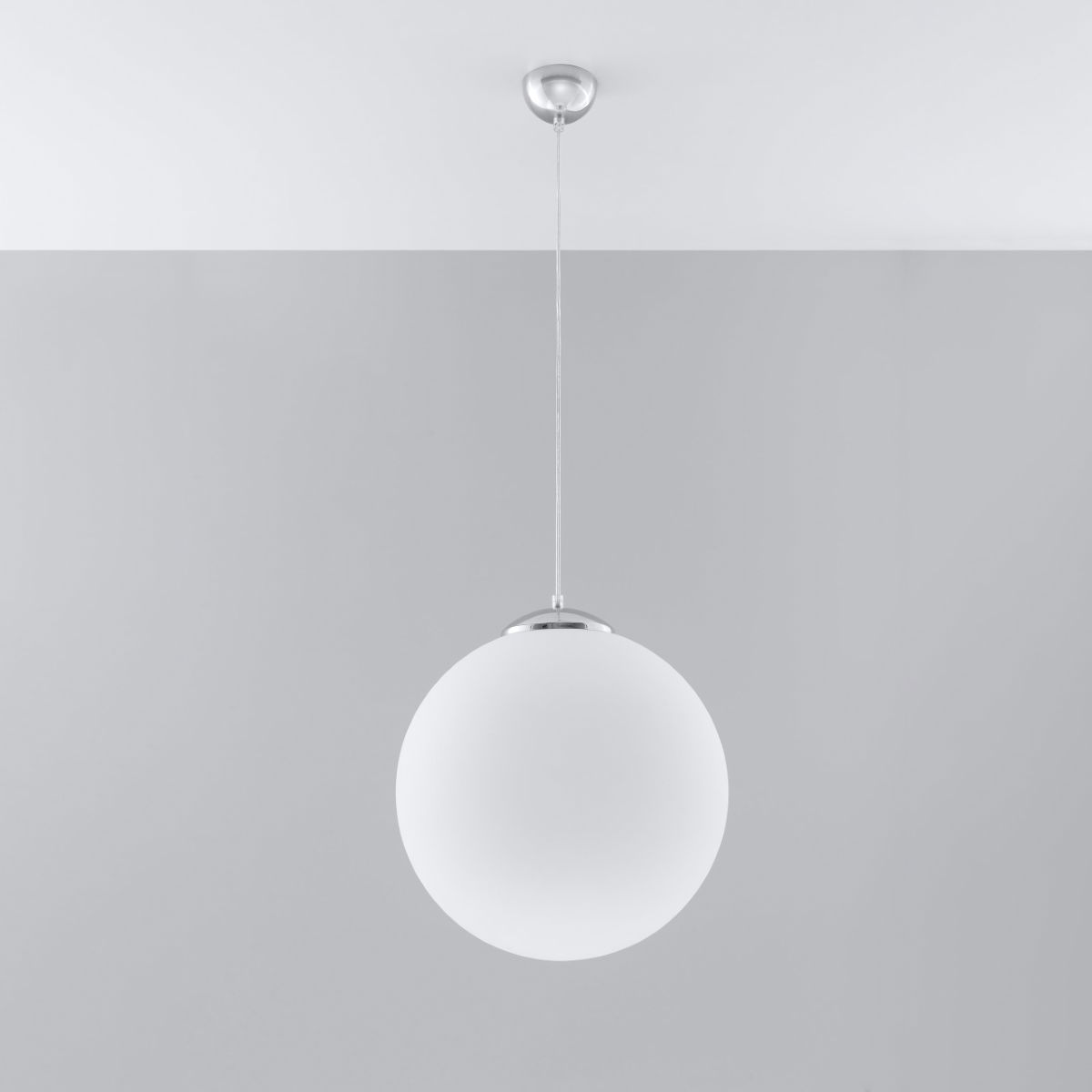 Pakabinamas šviestuvas SOLLUX UGO 40 balta/chromo, 60 W - 2