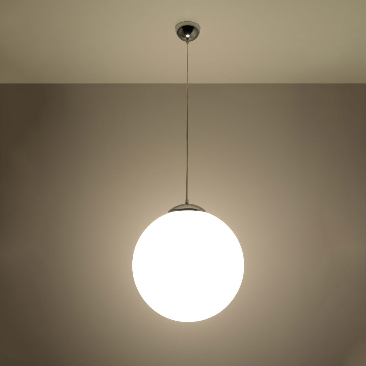 Pakabinamas šviestuvas SOLLUX UGO 40 balta/chromo, 60 W - 3