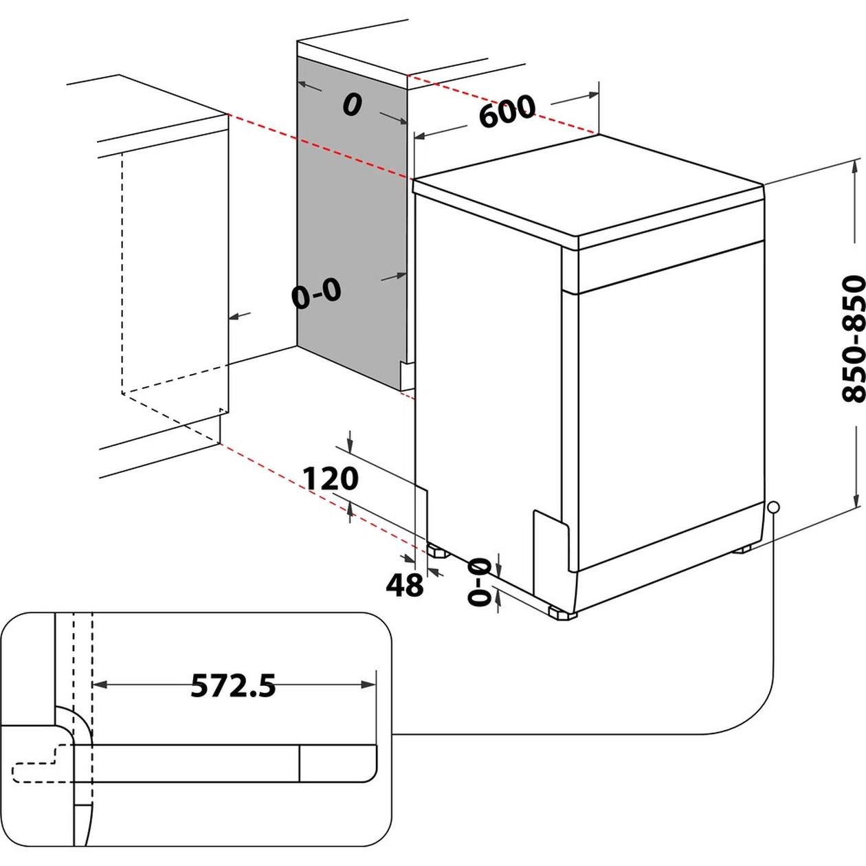 Indaplovė Indesit D2FHD624AS, sidabro - 5