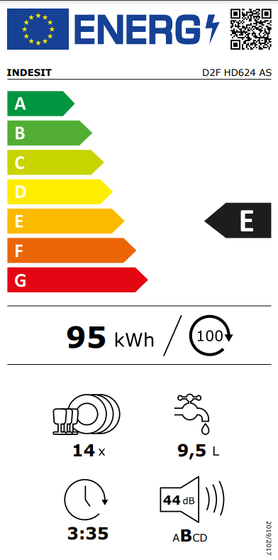 Indaplovė Indesit D2FHD624AS, sidabro - 6