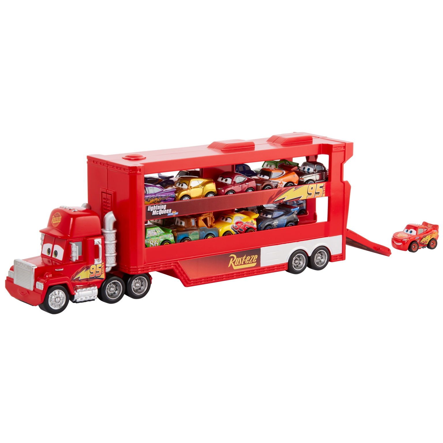 Transporteris Cars Makas mini lenktynininkams - 5