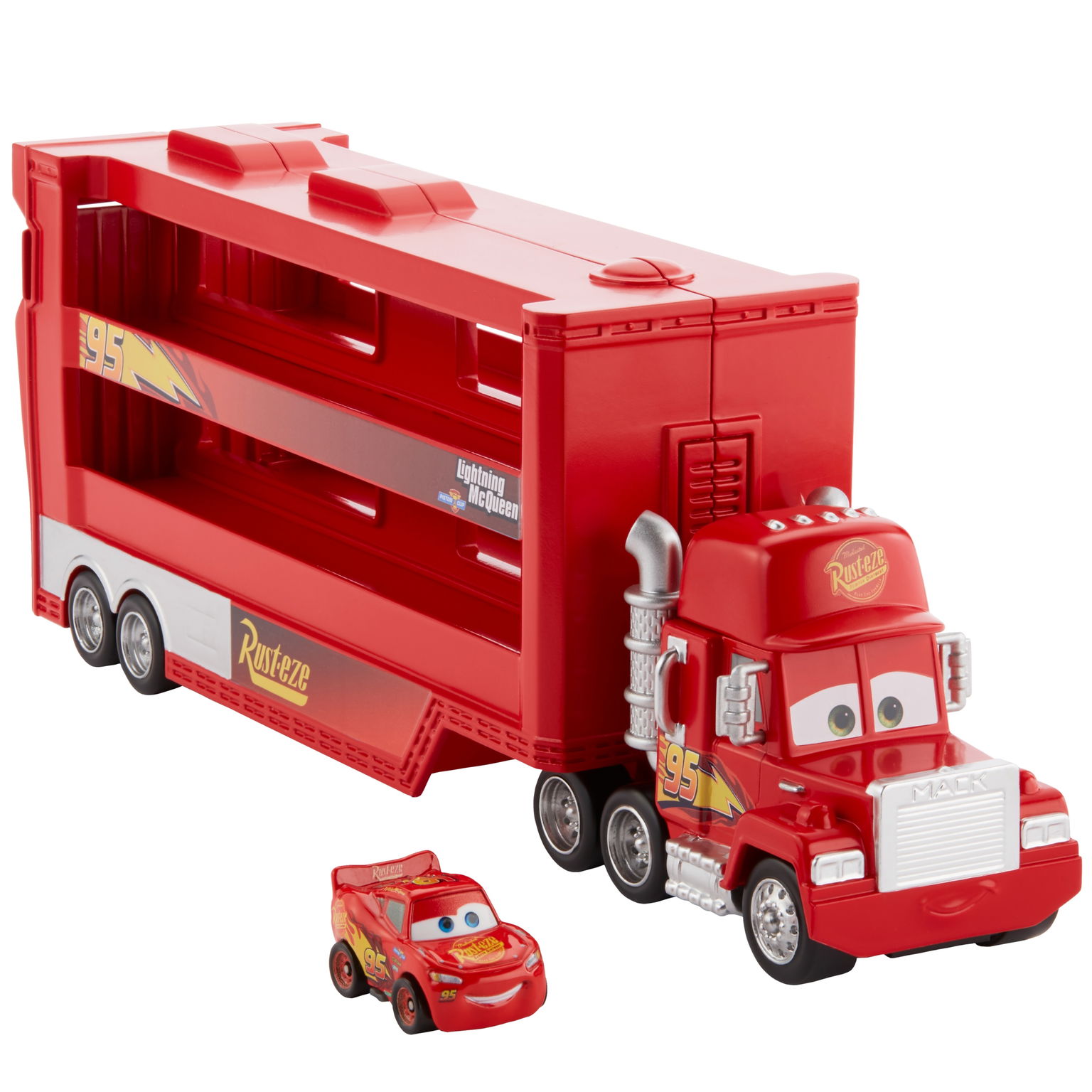 Transporteris Cars Makas mini lenktynininkams - 4