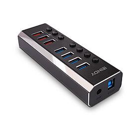 Įkroviklis Lindy USB3 4PORT+3CHARGE. 43371-0