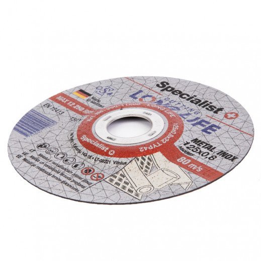 Metalo pjovimo diskas SPECIALIST+ LONGLIFE, 125 x 0,8 x 22 mm - 3