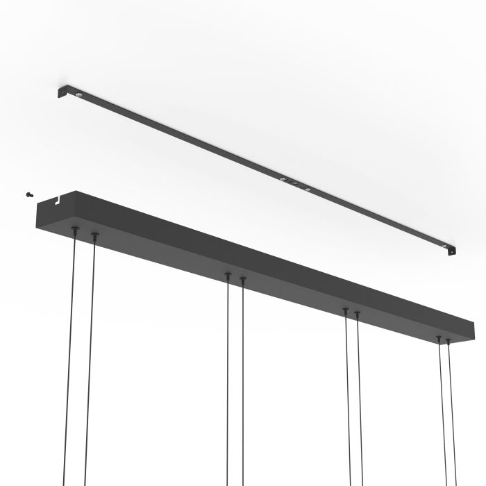 Pakabinamas LED šviestuvas EGLO HORTUNAS, 4x5,8W, 3000K, 2750lm, 21x126x150cm, juodos sp. - 4
