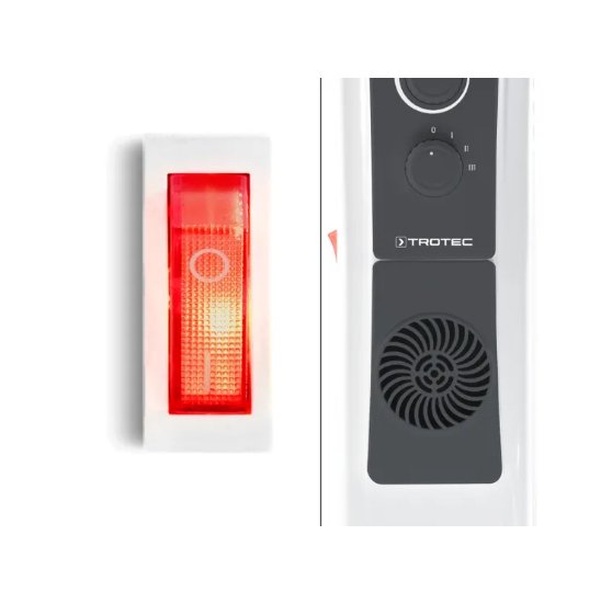 Elektrinis tepalinis radiatorius su ventiliatoriumi Trotec TRH 23 E 13-00250 - 6