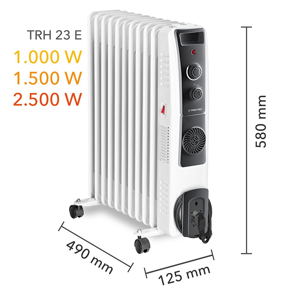 Elektrinis tepalinis radiatorius su ventiliatoriumi Trotec TRH 23 E 13-00250-1