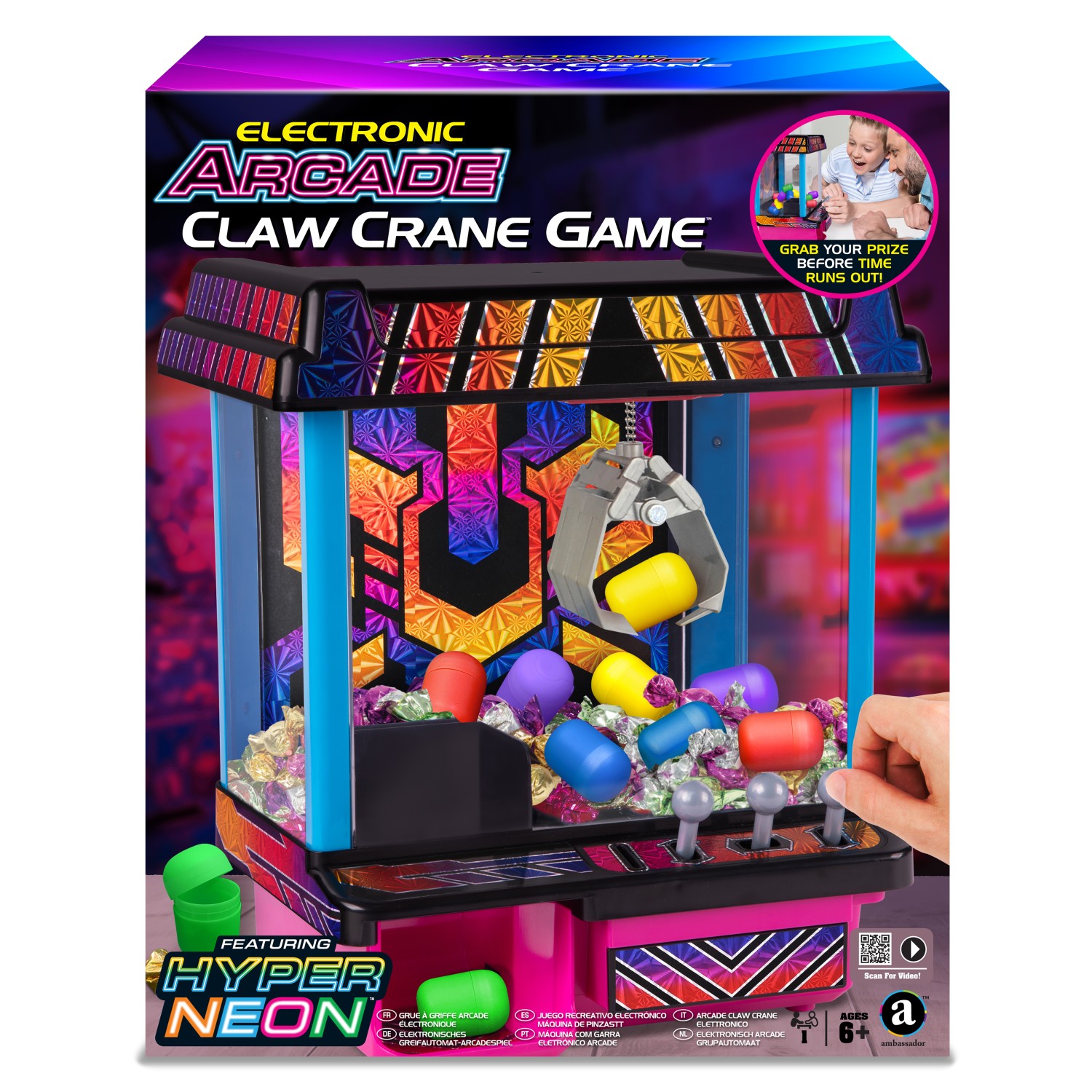Arkadinis žaidimas CLAW MACHINE-1