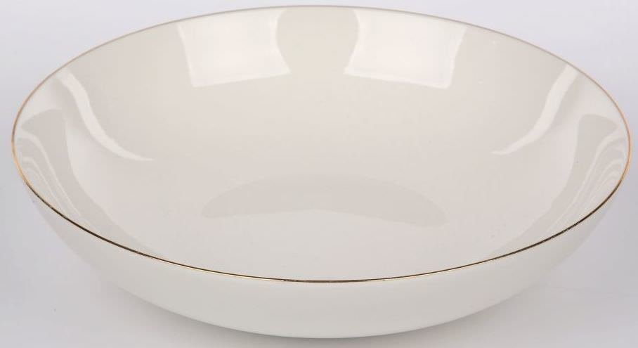 Porcelianinė sriubos lėkštė BELLA CREAM GOLD, ø 20 cm