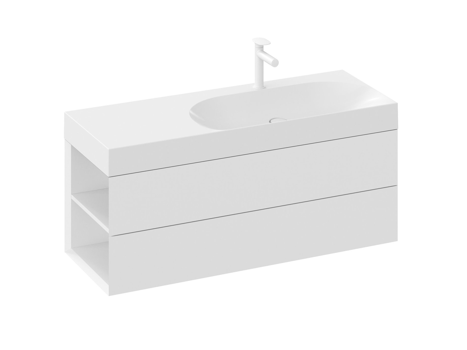 Apatinė vonios spintelė RAVAK SD Lite 120 K, baltos sp.-1