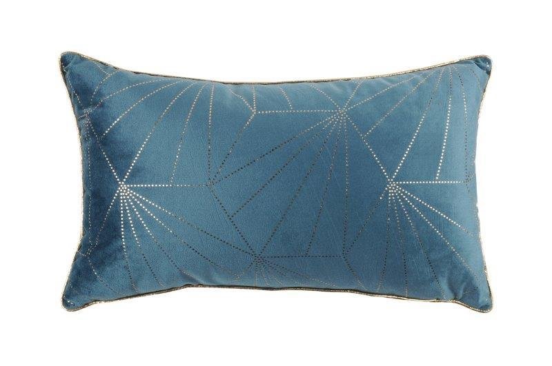 Dekoratyvinė pagalvėlė HOFFMANN, mėlynos sp., 30 x 50 cm, 100 % poliesteris