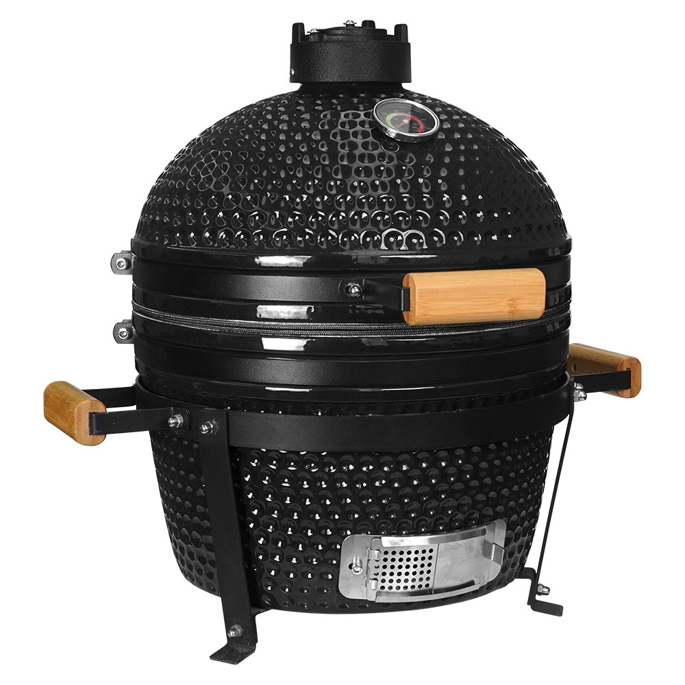 Keraminė kepsninė Kamado Classic Series 16", 40 cm, juodos sp.-1