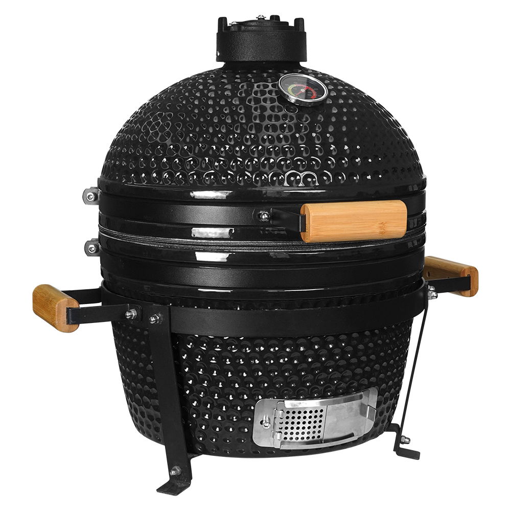 Keraminė kepsninė Kamado Classic Series 16", 40 cm, juodos sp.-1