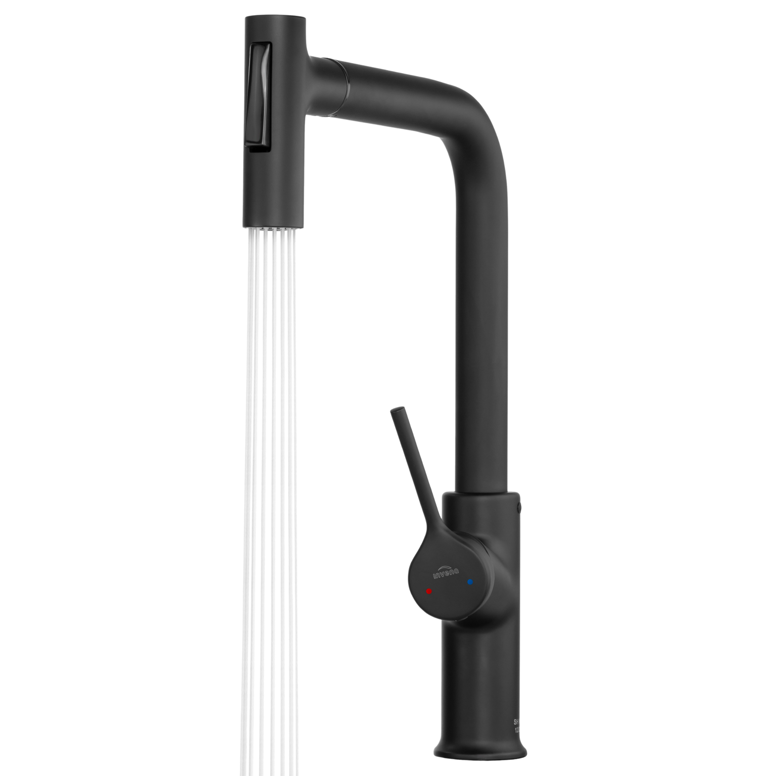 Virtuvinis maišytuvas Invena Farsala BZ-40-L04-S, juodas - 7