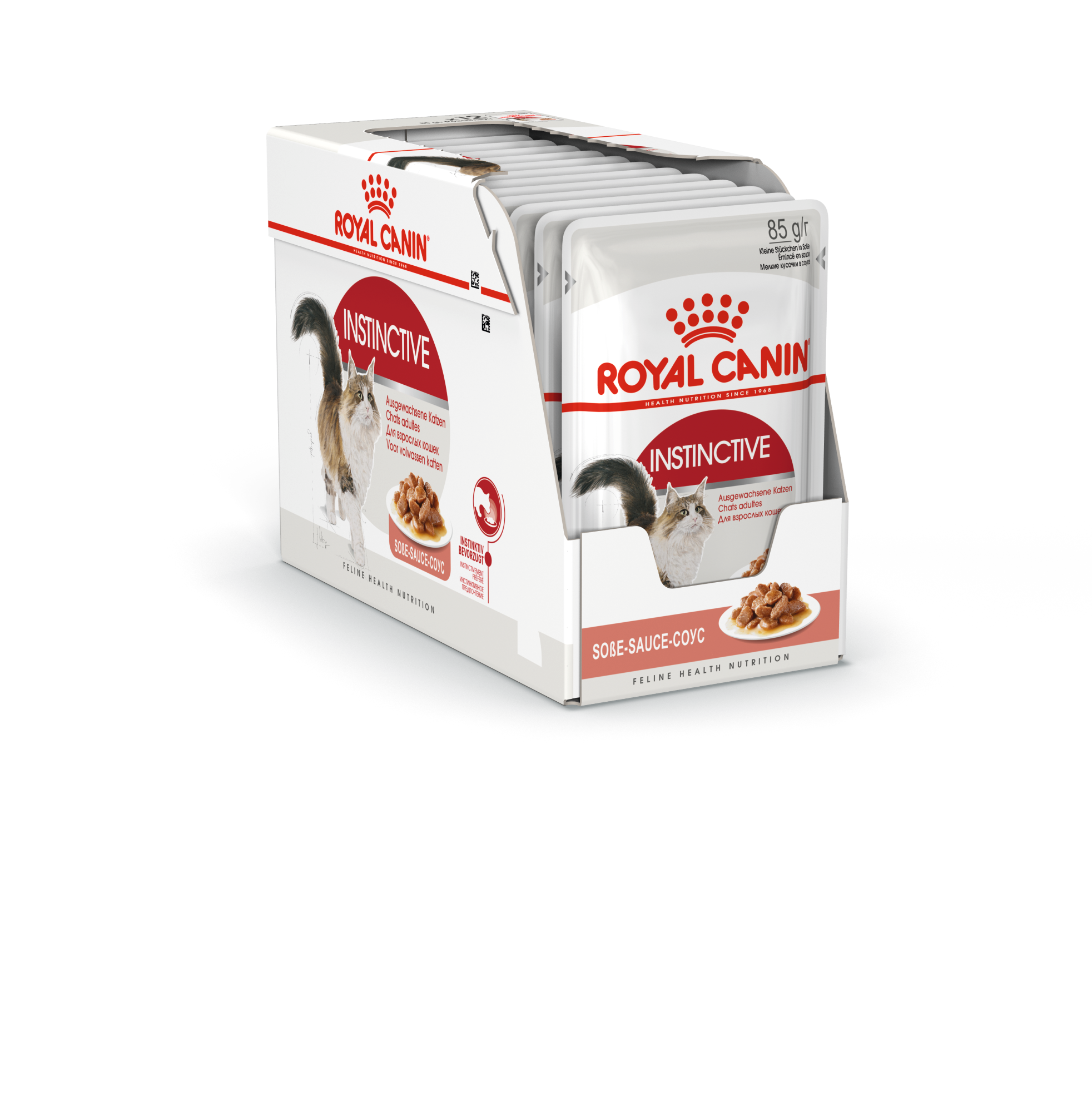 Šlapias kačių ėdalas ROYAL CANIN INSTINCTIVE IN GRAVY, 12 x 85 g