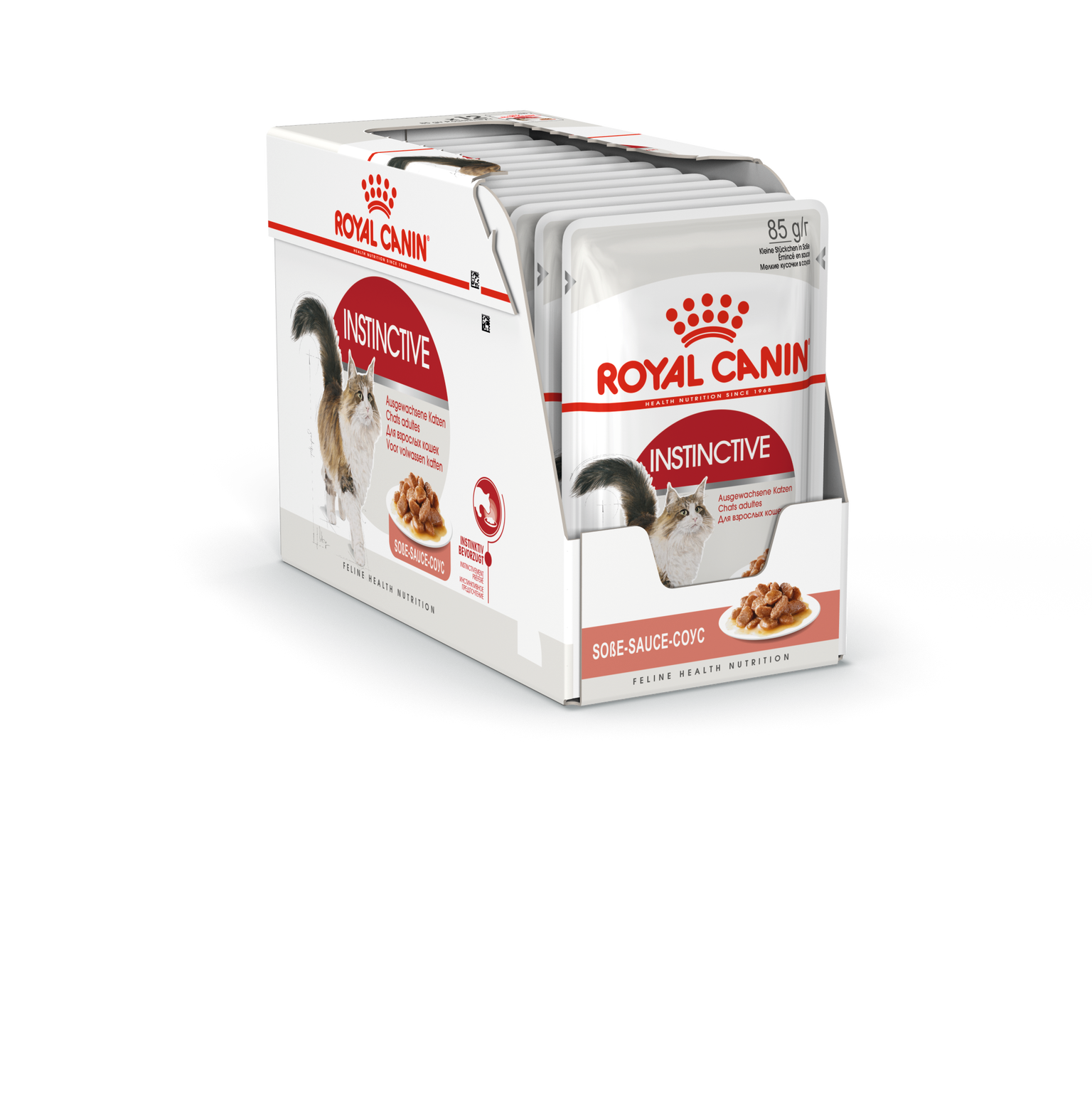 Šlapias kačių ėdalas ROYAL CANIN INSTINCTIVE IN GRAVY, 12x85 g-0