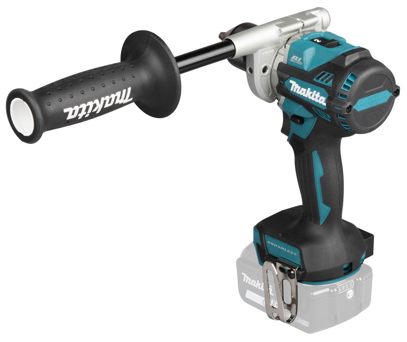 Akumuliatorinis suktuvas-gręžtuvas MAKITA DDF492Z, 18 V, 130/65 Nm, be akumuliatoriaus - 3