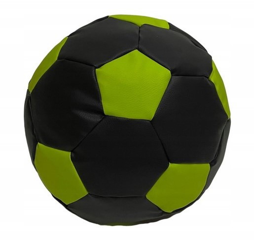 Sėdmaišis-pufas vaikams Ball XXL (40 cm), Black/Lime-0