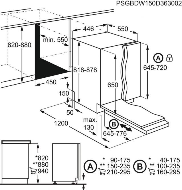 Įmontuojama indaplovė Electrolux EEA22100L-1