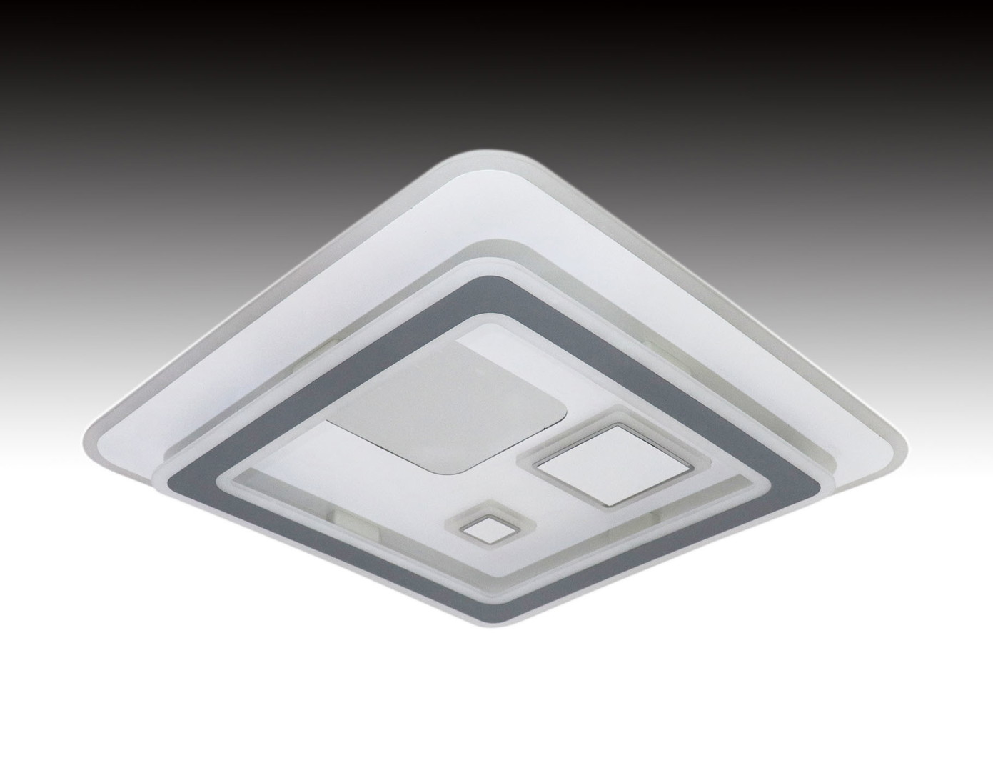 Pakabinamas LED šviestuvas BALTIK GAISMA, 2x119W, 2700-6400K,  2x 5146 lm, 58,5x58,5x6,5cm, su pultu - 5