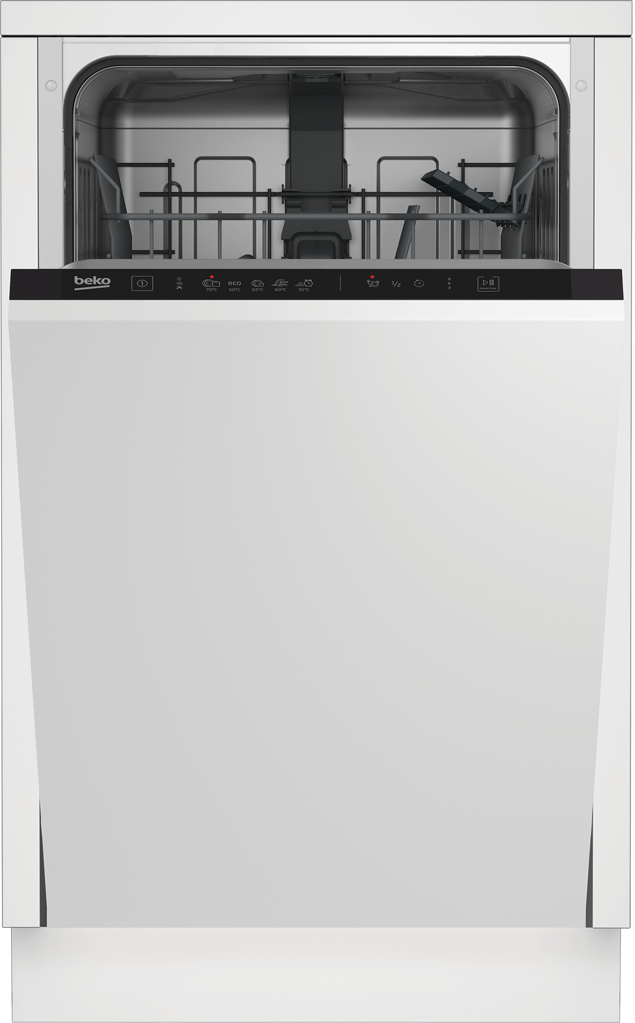 Įmontuojama indaplovė BEKO DIS35020, 45 cm-0