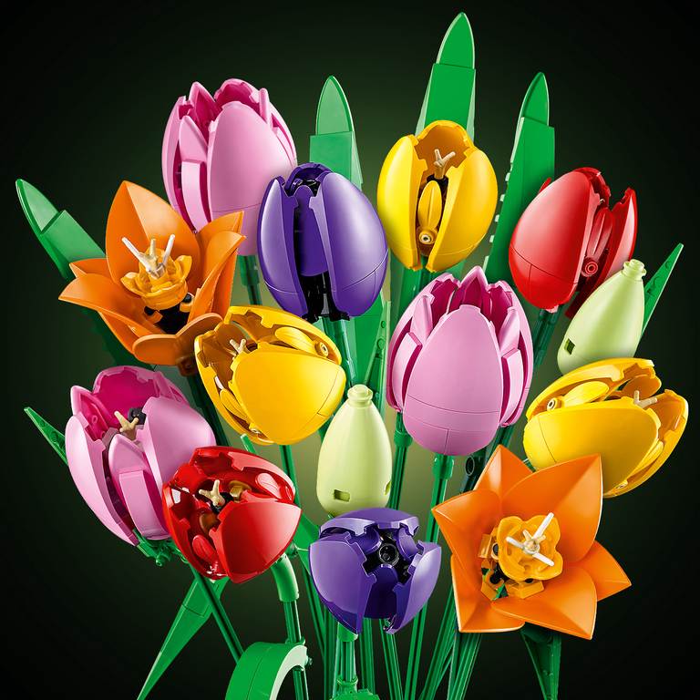 Konstruktorius LEGO Botanicals Tulip Bouquet 11501, 576 vnt. - 3