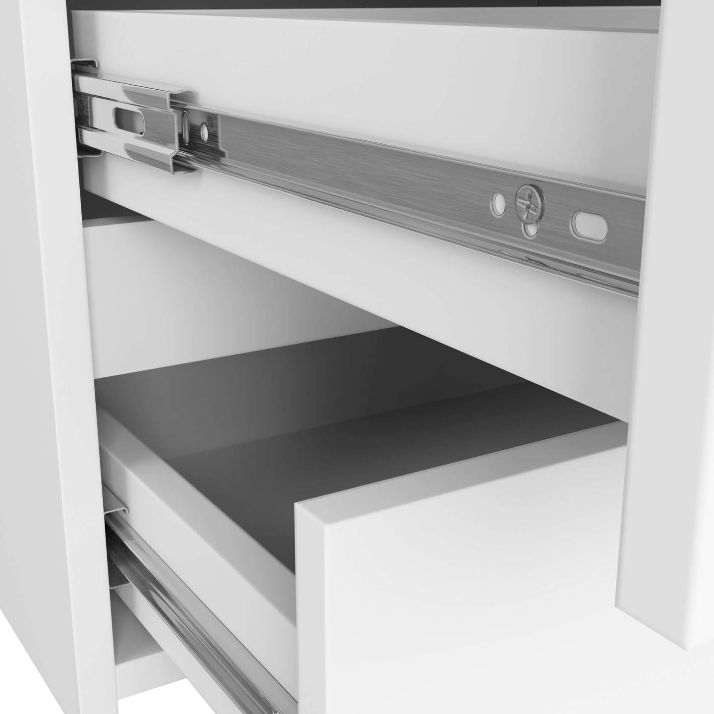 Komoda CL100 6SZ, balta sp., 57 cm x 35 cm x 100 cm - 5
