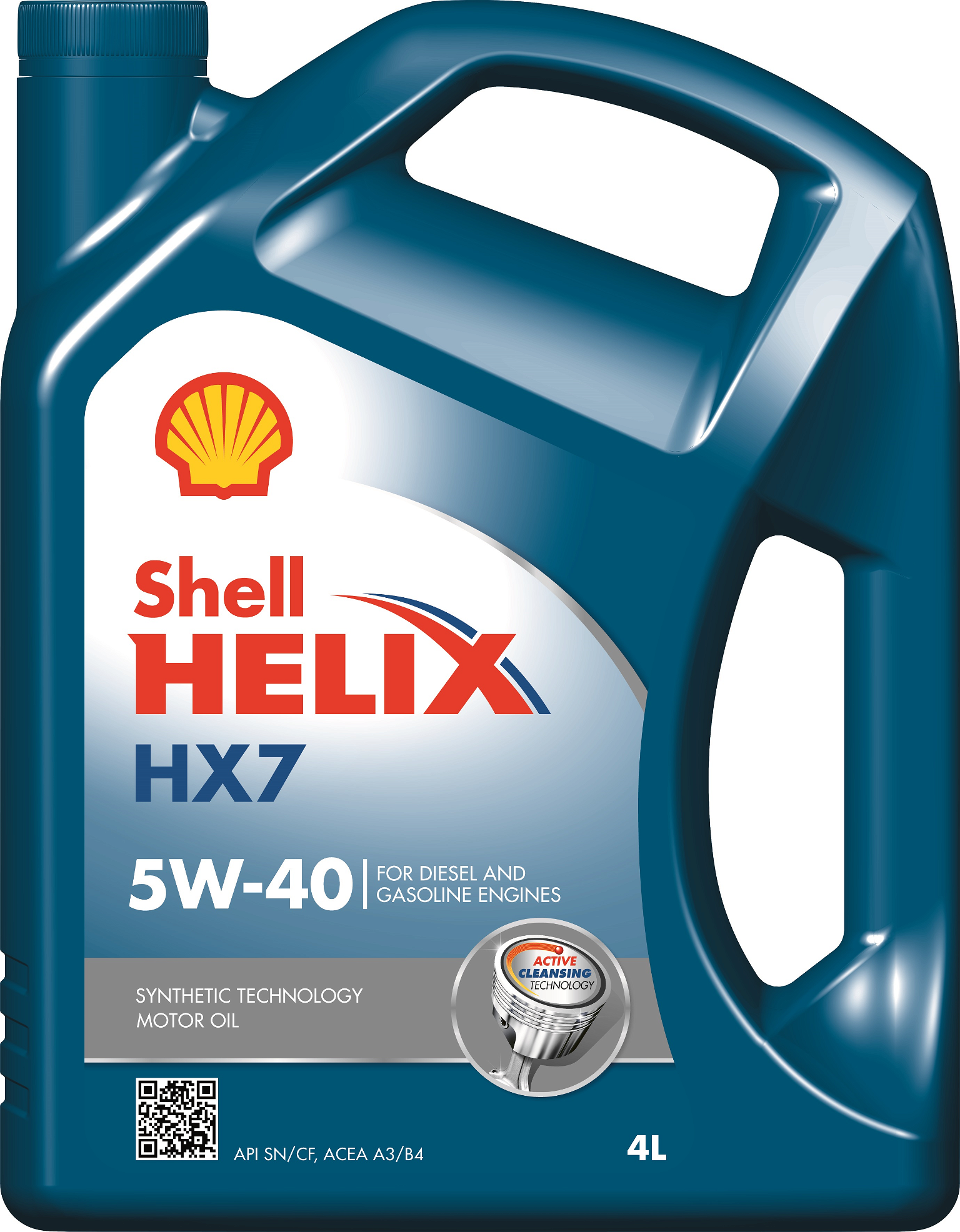 Automobilinė variklio alyva SHELL HELIX HX7 5W-40, 4 l