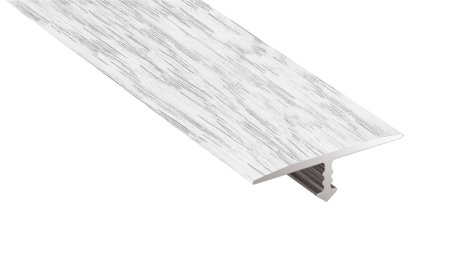 Universali aliumininė grindų juostelė CS22 CS25, SNOW ąžuolo spl., 22 mm pločio, 186 cm ilgio - 1