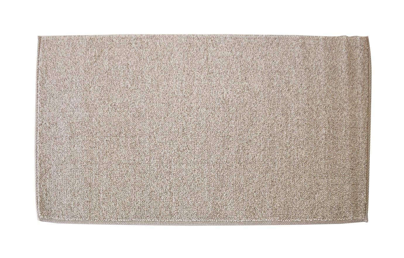 Vonios kilimėlis CREYA TECLA, perdirbta medvilnė, smėlio sp., 55 x 90 cm