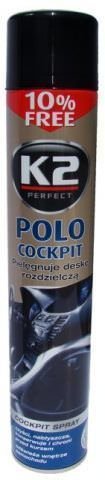 Polirolis K2 Polo, prietaisų skydeliui, vanilės kvapo, 759 ml