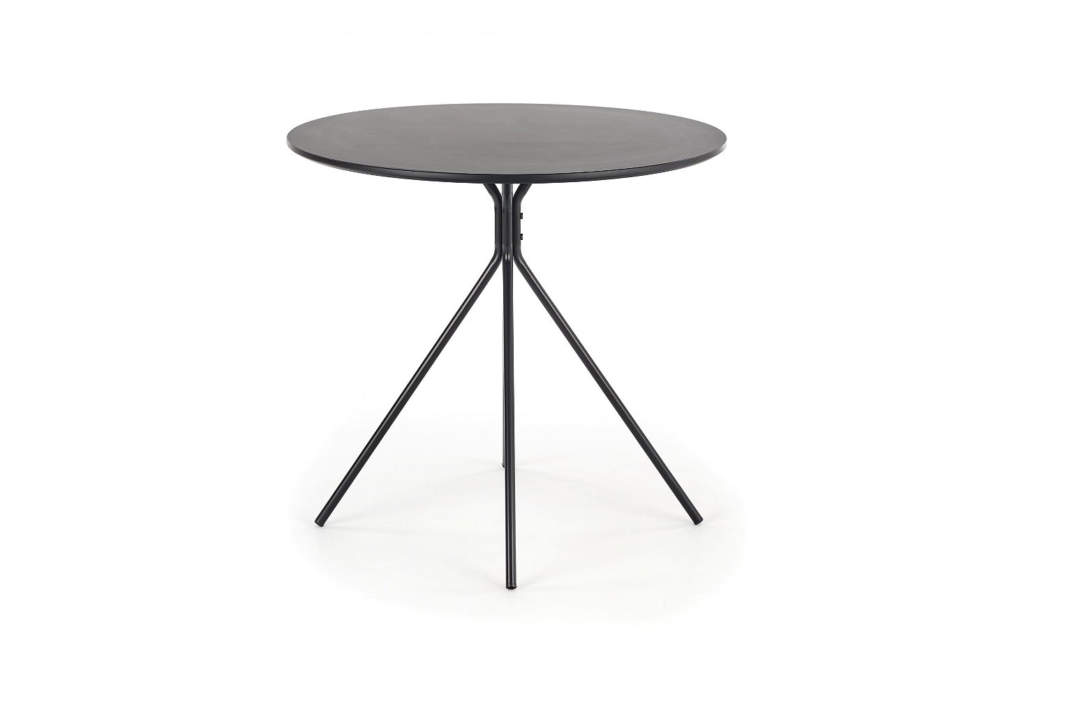 Valgomojo stalas FONDI, 80x80x75 cm, juoda - 3
