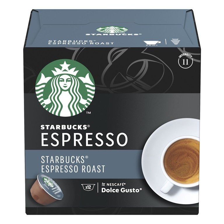 Kavos kapsulės STARBUCKS Dolce Gusto Espresso, 12 kapsulių, 66 g