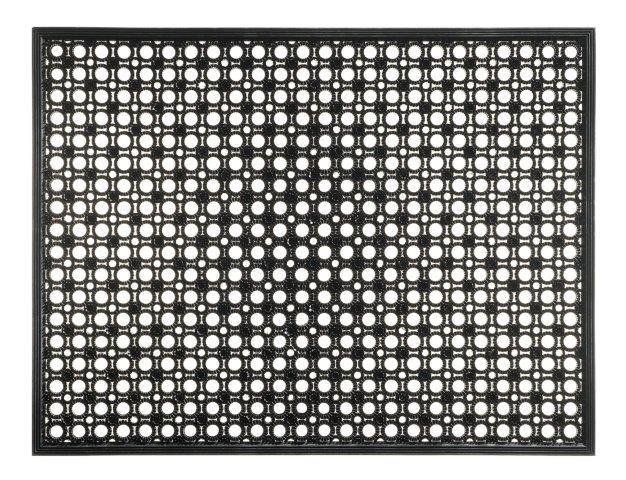 Guminis kilimėlis 525 LIZZY 007, juodos sp., 48 x 62 cm, 100 % polipropileno