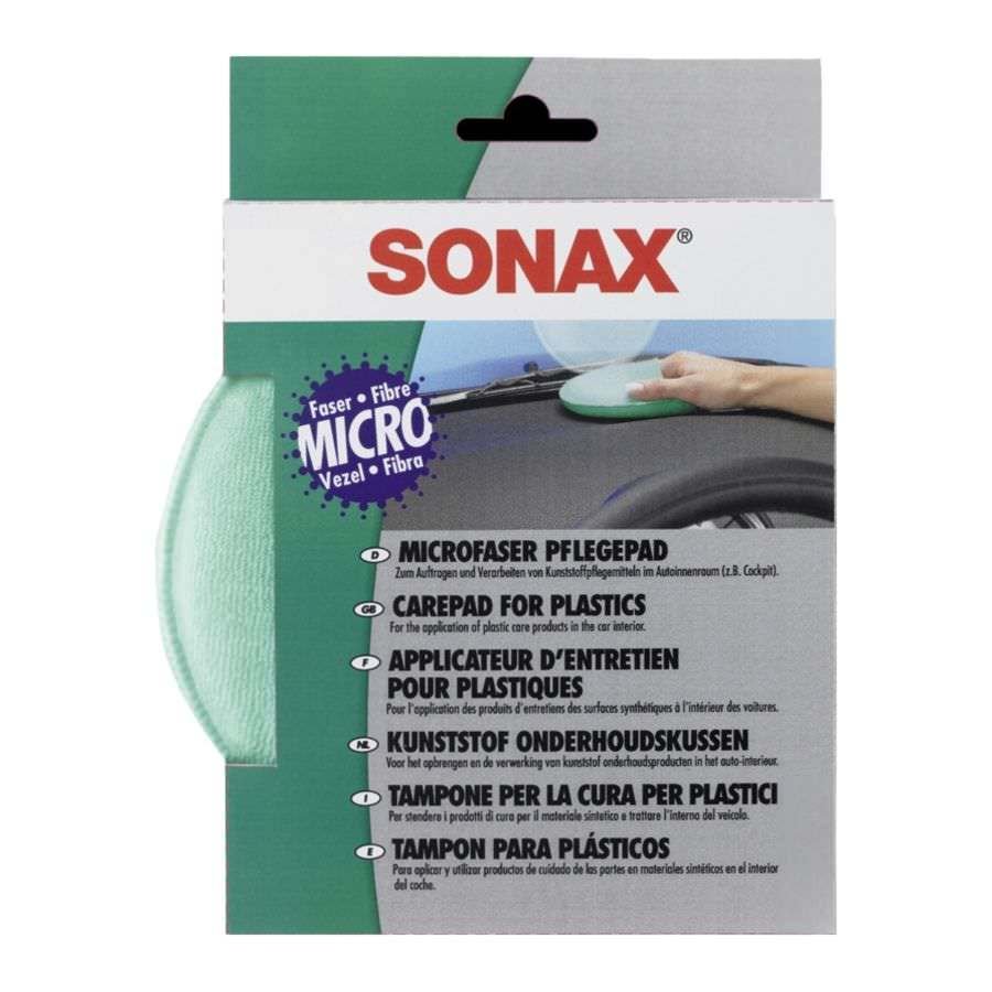 Mikropluošto padas SONAX, prietaisų panelės priežiūrai
