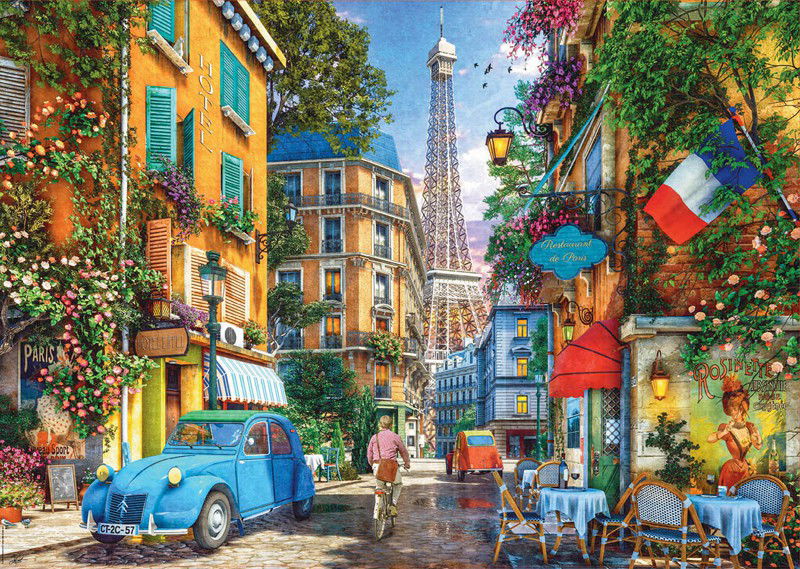 Dėlionė STREETS OF PARIS, 12-99 metų, 4000 dalių-1