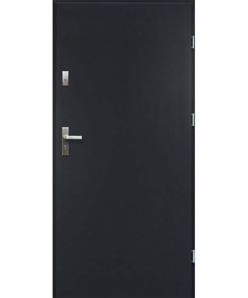 Išorės buto durys RADEX ARTEMIDA P55, antracito sp., 1000 x 2072 mm, kairė