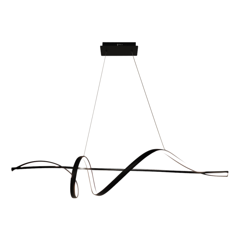 Pakabinamas LED šviestuvas MILAGRO SASH, 36W, 2300 lm, 4000K, juodos sp., 120 cm-0
